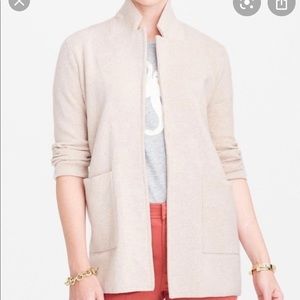 J.Crew Open-Front Sweater Blazer